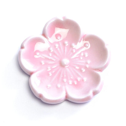 Japanese Chopstick Rest – Sakura Pink | Mino Ware Matcha Scoop Rest Made in Japan