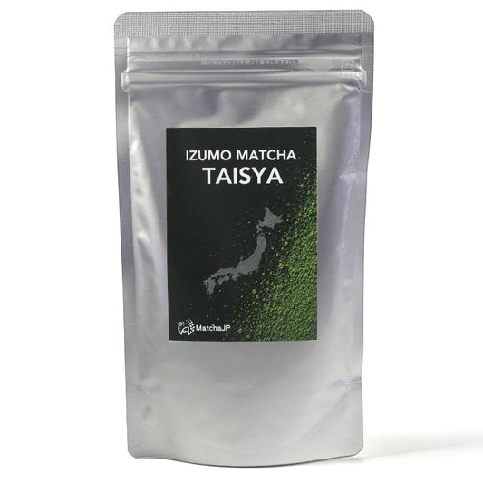 IZUMO Japanese Ceremonial Matcha Green Tea Powder Izumo Shimane TAISYA 100g Pack (3.53 oz)