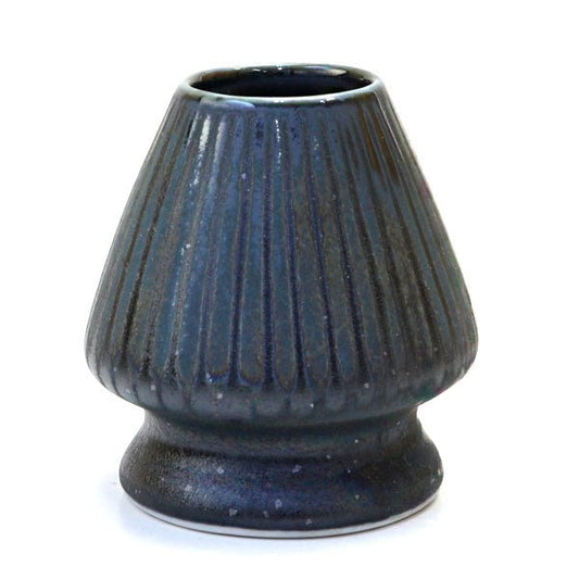 TeaWhisk holder Meisen Silver - MatchaJP