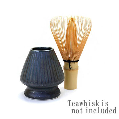 TeaWhisk holder Meisen Silver - MatchaJP