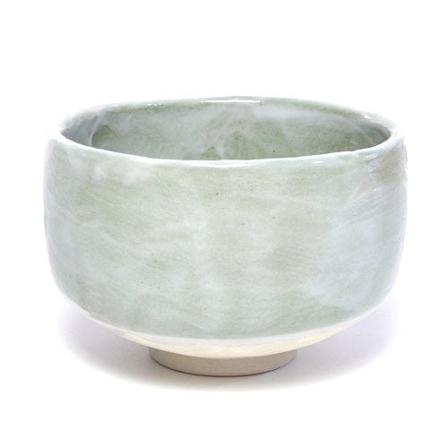 Green Shino Textured Matcha Bowl – Japanese Mino Ware Ceramic - MatchaJP