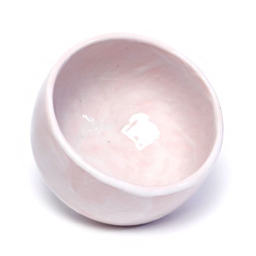 Pink Shino Textured Matcha Bowl – Japanese Mino Ware Ceramic - MatchaJP
