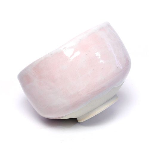 Pink Shino Textured Matcha Bowl – Japanese Mino Ware Ceramic - MatchaJP