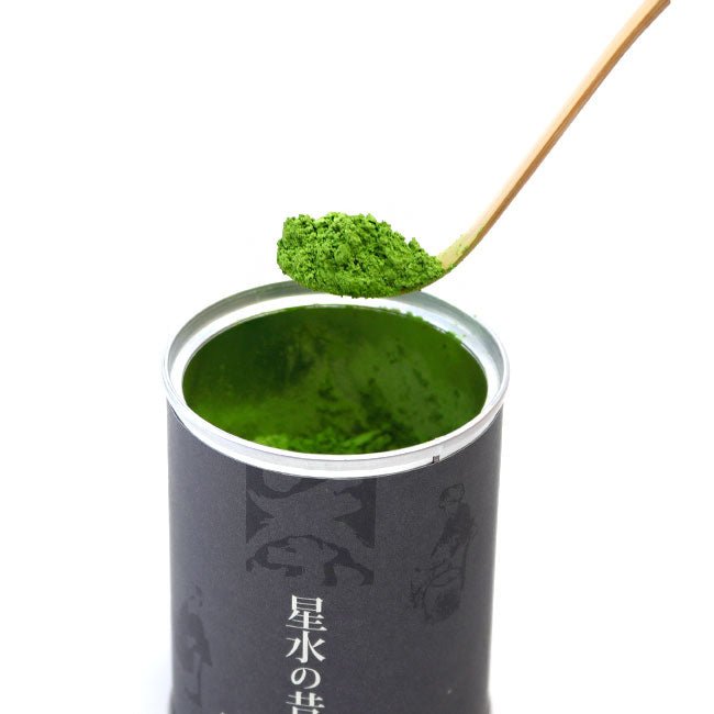 TSUJIRI Matcha green tea FUKUOKA YAME SEISUI - NO - MUKASHI 30g can - MatchaJP