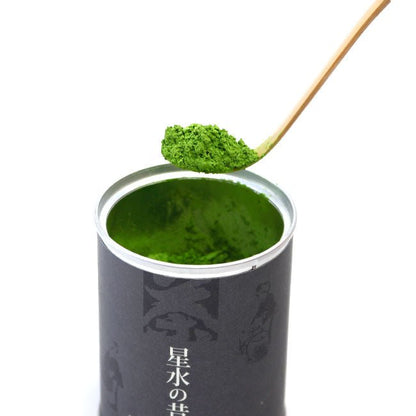 TSUJIRI Matcha green tea FUKUOKA YAME SEISUI - NO - MUKASHI 30g can - MatchaJP