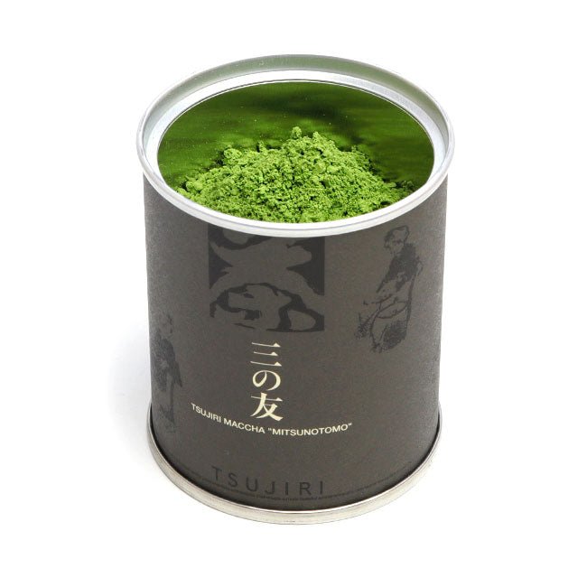 TSUJIRI Matcha green tea KYOTO UJI MITSU - NO - TOMO 30g can - MatchaJP