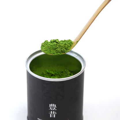 TSUJIRI Matcha green tea KYOTO UJI YUTAKA - MUKASHI 30g can - MatchaJP