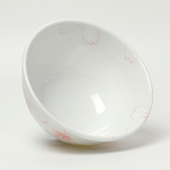 Lightweight Rice Bowl Sakura Pink | Japanese Mino Ware Ceramic