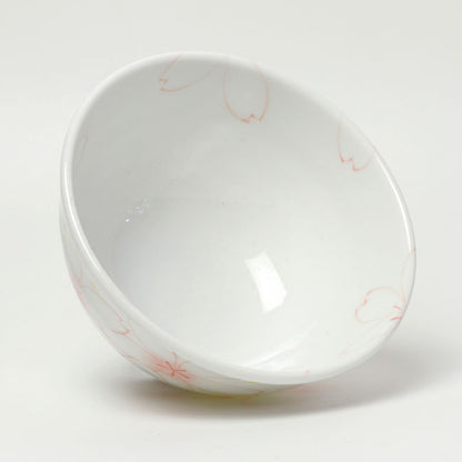 Lightweight Rice Bowl Sakura Pink | Japanese Mino Ware Ceramic