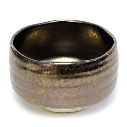 Bronze - Glazed Matcha Bowl (Chawan) – Japanese Mino Ware Ceramic - MatchaJP