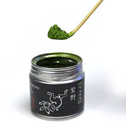 Uji Matcha ROKUBEI “MURASAKINO” 30g Tin | Premium Ceremonial - Grade Japanese Green Tea - MatchaJP