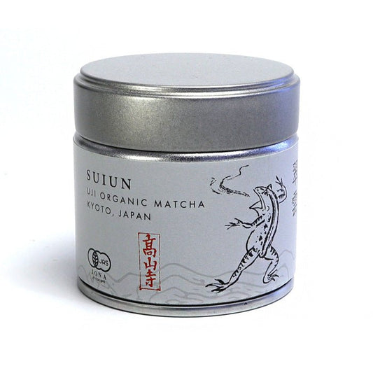 Uji Organic Matcha ROKUBEI “SUIUN” 30g Tin | Premium Ceremonial - Grade Japanese Green Tea - MatchaJP
