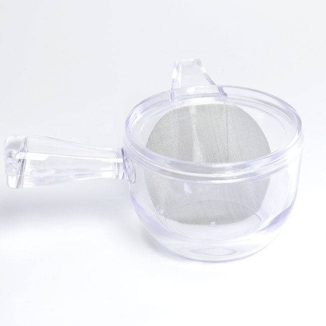 Unbreakable Clear Japanese Kyusu Teapot – Heat Resistant Lightweight Tea Pot with Fine Mesh Filter