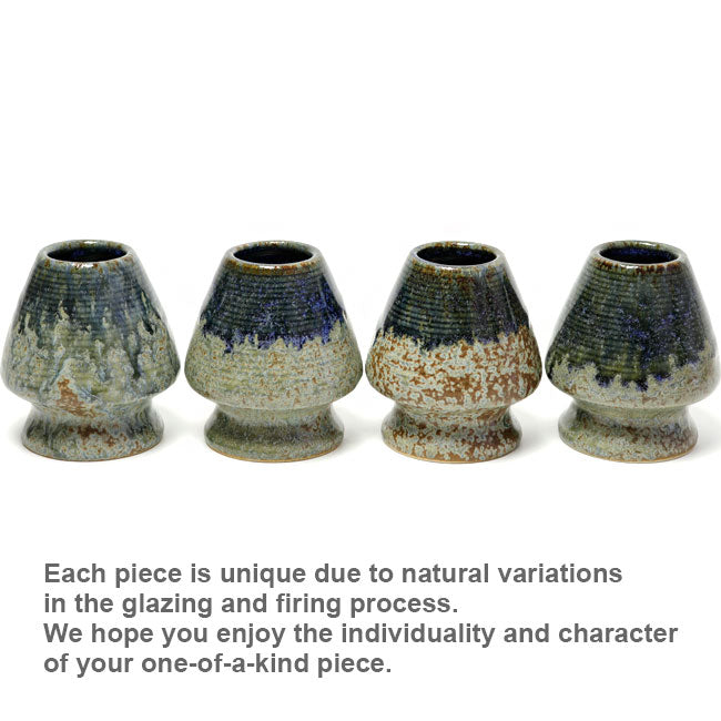 Matcha Whisk Stands (Chasen Holder) Kiln-Transformed Flowing Glaze – Irabo | Japanese Mino Ware | Made in Japan
