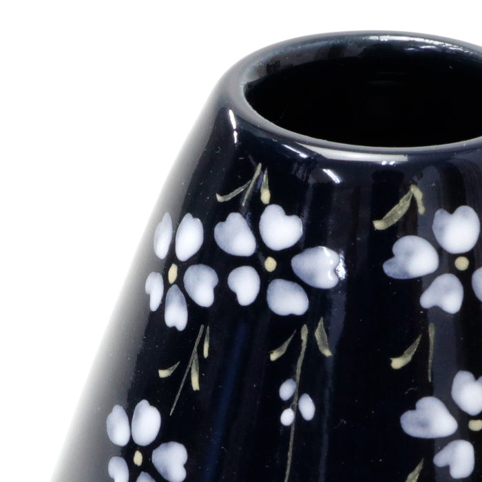 TeaWhisk holder Black cherry blossoms at night KAIHOU YAGI painting