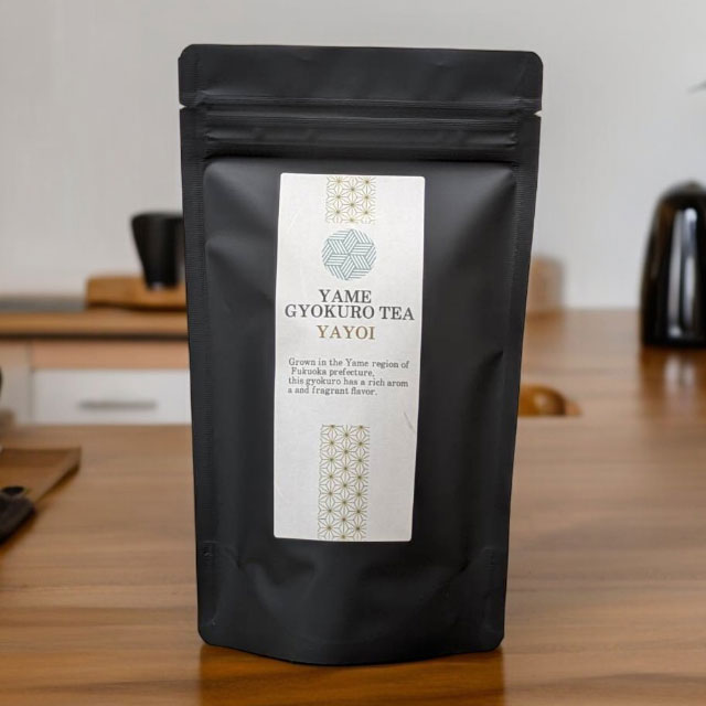 Gyokuro tea leaves Yame Hoshino YAYOI