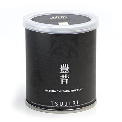 TSUJIRI Matcha green tea KYOTO UJI YUTAKA-MUKASHI 30g can