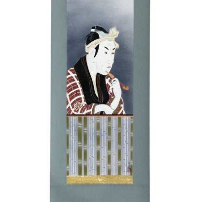Hanging scroll hand - painted by Kouhuu Sone Sharaku - MatchaJP