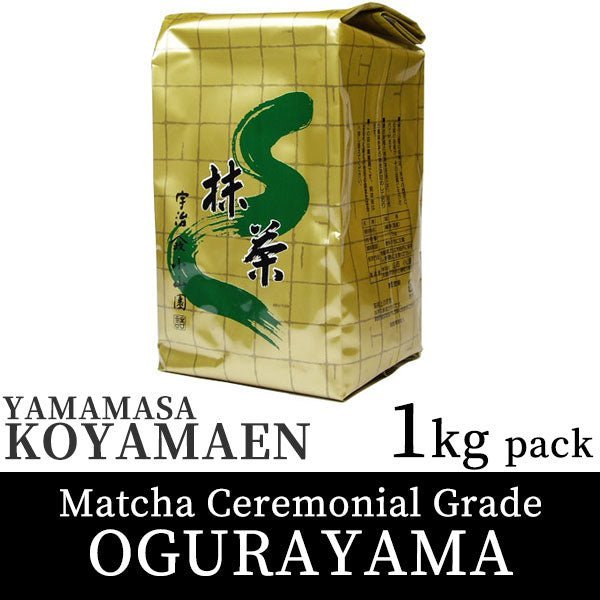 Koyamaen Matcha green tea powder Ceremonial Grade OGURAYAMA 1kg pack - MatchaJP