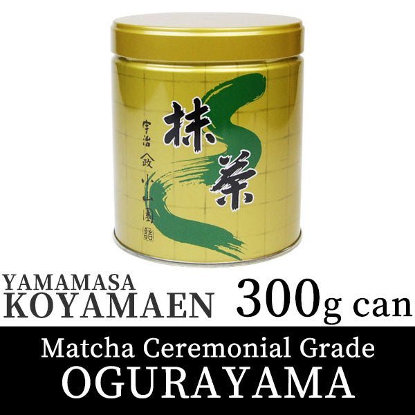Koyamaen Matcha green tea powder Ceremonial Grade OGURAYAMA 300g can - MatchaJP
