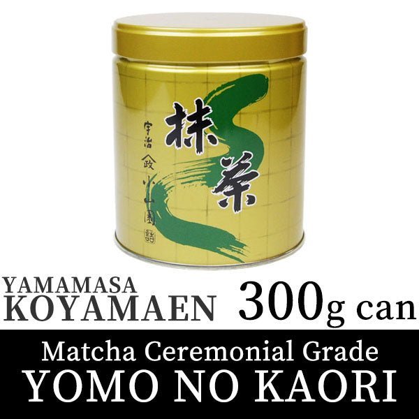 Koyamaen Matcha green tea powder Ceremonial Grade YOMONOKAORI 300g can - MatchaJP