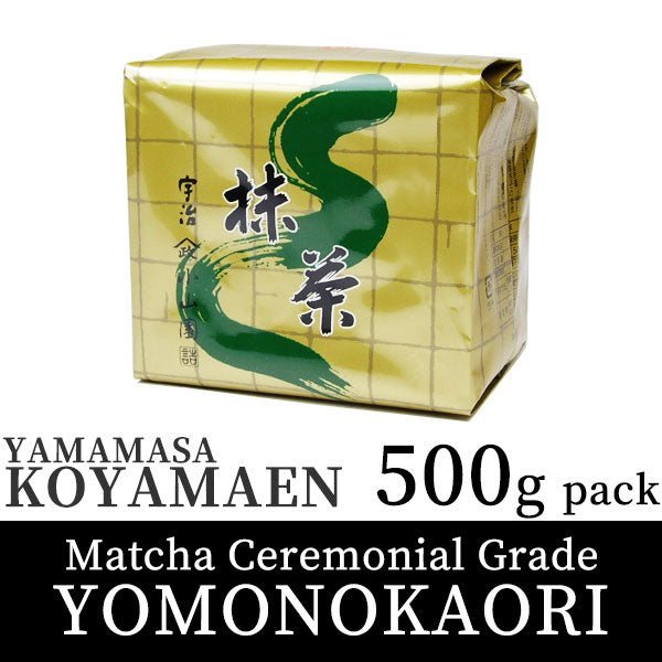 Koyamaen Matcha green tea powder Ceremonial Grade YOMONOKAORI 500g pack - MatchaJP