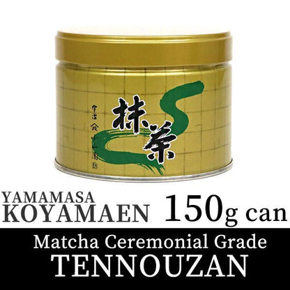 Koyamaen Matcha green tea powder Ceremonical Grade 150g can TENNOUZAN - MatchaJP