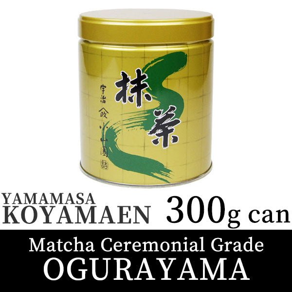 Koyamaen Matcha tea powder Ceremonial Grade OGURAYAMA 300g can - MatchaJP