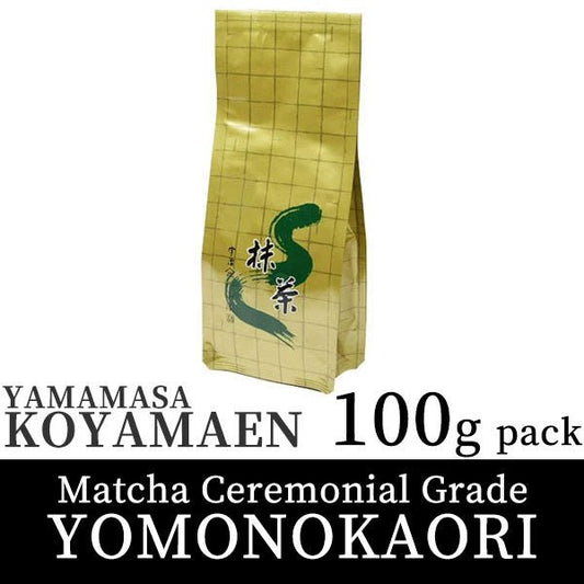 Koyamaen Matcha tea powder Ceremonial Grade YOMONOKAORI 100g pack - MatchaJP