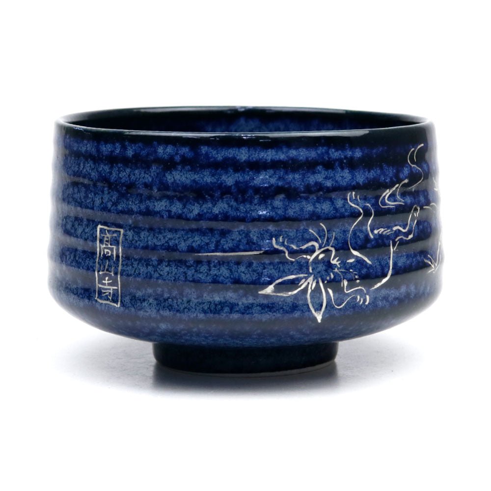 Matcha bowl, Choju Jinbutsu Giga, gold or silver - MatchaJP