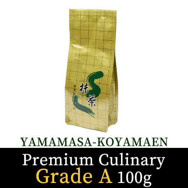 Matcha green tea powder for food Premium Culinary Grade A 100g pack - MatchaJP