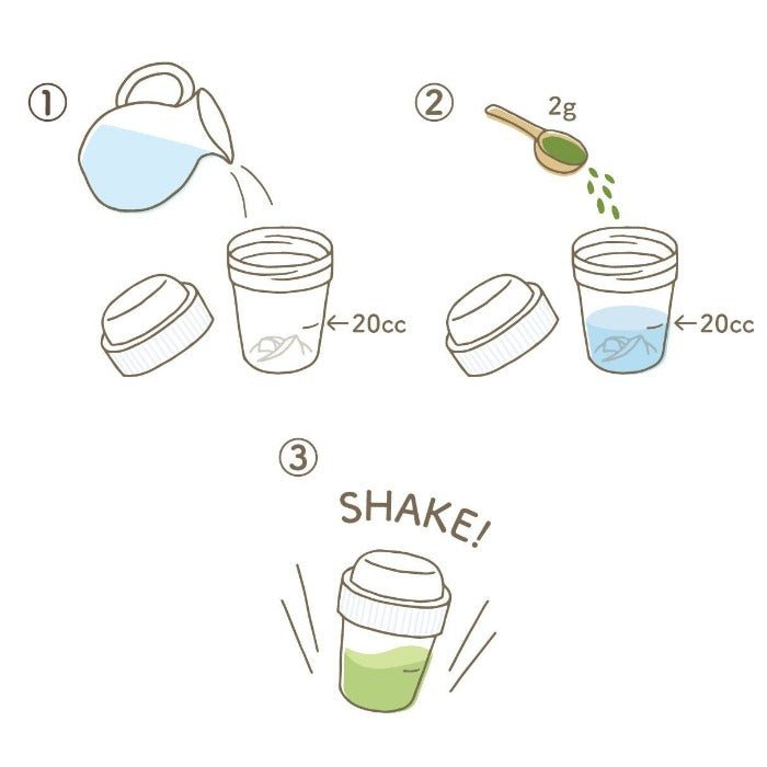 Matcha Mini Shaker – Easy Matcha Latte Bottle | Quick Japanese Tea Maker - MatchaJP