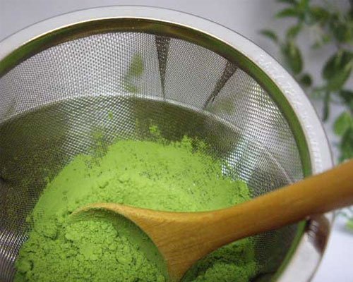 Matcha Sieve ( Matcha is made into powder) Tinplate With wooden spoon - MatchaJP