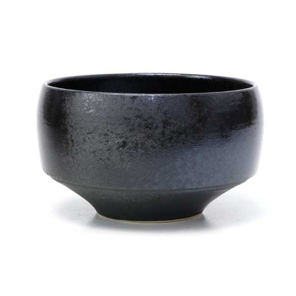 Matcha tea bowl HASAMI ware Wabi - Black - MatchaJP