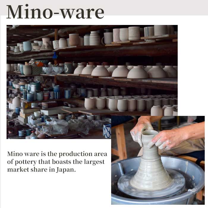 Matcha tea bowl Mino ware "indigo" - MatchaJP