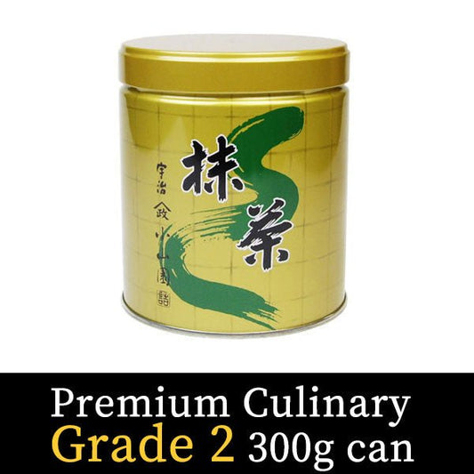Matcha tea powder for food Premium Culinary Grade2 300gram can - MatchaJP