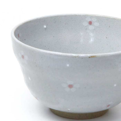 On sale items Rice bowl pink flower Hasami ware