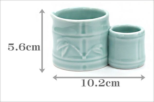 Tea whisk holder with lightweight cup Kyo ware - MatchaJP